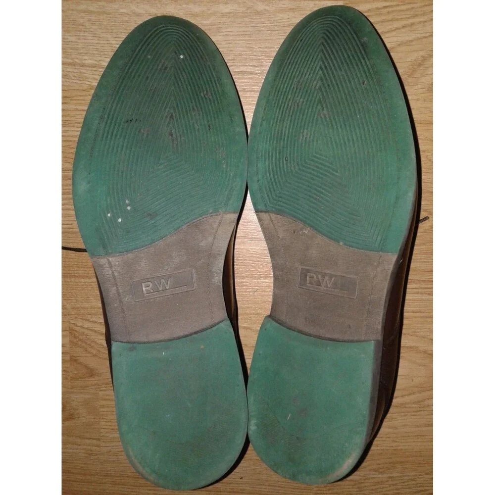 RW By Robert Wayne Brown Oxford Dress Casual Sandrino Shoes Men Size 12D